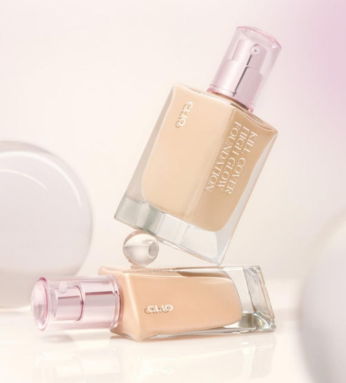 [CLIO] Kill Cover High Glow Foundation Special Set – Natural Radiant Look & Lightweight Feel | 38g + Gift