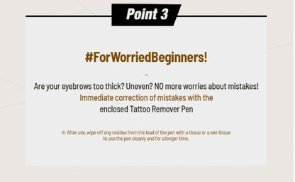 [CLIO] Kill Brow Dual Tattoo Pen Special Set – Dual-Ended Design for Natural Brow Definition | 0.3g x 2