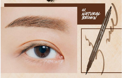 [CLIO] Kill Brow Dual Tattoo Pen Special Set – Dual-Ended Design for Natural Brow Definition | 0.3g x 2