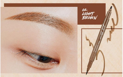 [CLIO] Kill Brow Dual Tattoo Pen Special Set – Dual-Ended Design for Natural Brow Definition | 0.3g x 2