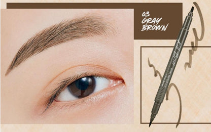 [CLIO] Kill Brow Dual Tattoo Pen Special Set – Dual-Ended Design for Natural Brow Definition | 0.3g x 2