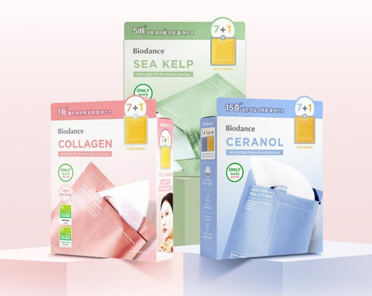 [Biodance] Real Deep Mask Set | Hydrating &amp; Refreshing Hydrogel Care 7 + 1 pcs