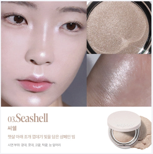 [espoir] Strobing Highlighter – Luminous Pearl Glow Finish | 8g