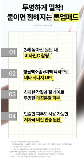 [Goodal] Green Tangerine Vita-C Dark Spot Care Pad α | Brightening &amp; Refining Toner Pads 70P Set (+Refill 70P)