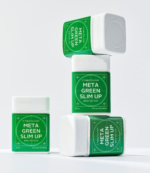 [VITALBEAUTIE] Meta Green Slim Up 30 Days Set | Refreshing Daily Wellness Ritual with Clean Botanical Taste