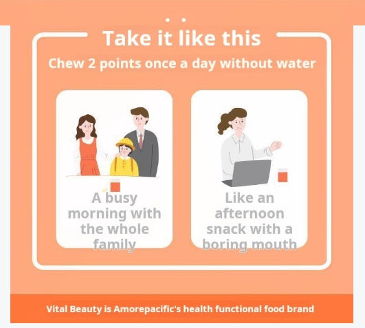 [VITALBEAUTIE] Daily Vitamin Chewable Mango Flavor | 60 Tablets (1-Month Supply)