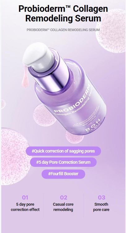 [BIOHEAL BOH] Probioderm Collagen Remodeling Serum – Silky, Radiant Finish | 30mL