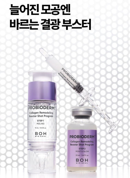 [BIOHEAL BOH] Probioderm Collagen Remodeling Booster Shot Program | Two-Step Radiance Care Set + Gel Mask