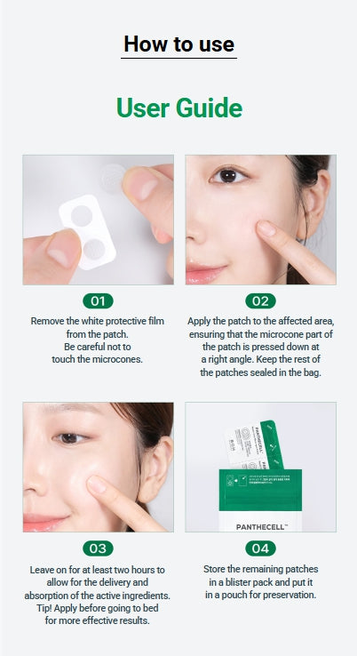 [BIOHEAL BOH] Panthecell Repair Cica Micro Spot Patch | Gentle Calming Care Patch 9+3 Sheets