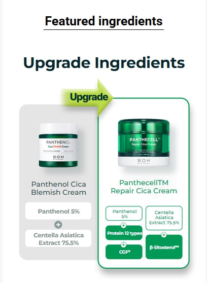 [BIOHEAL BOH ] Panthecell Repair Cica Cream Special Set | Soothing Moisture Cream 50mL + 50mL