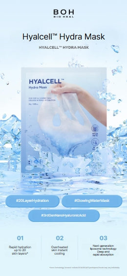 [BIOHEAL BOH] HYALCELL™ Hydra Mask Sheet – Deep Moisture Refreshing Care 1ea