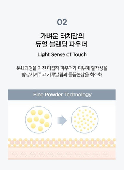 [JUNG SAEMMOOL] Pro-Lasting Finish Powder Pact Airy Soft Blur 3 Shades