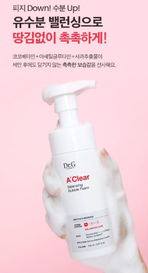 [Dr.G] A’Clear Balancing Bubble Foam Gentle Clean Finish 150ml