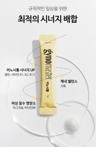 [GYNOMASTER] Daily Lifestyle Powder Sticks Smooth Routine Set 30 Sticks
