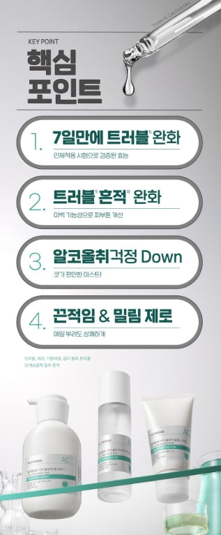 [illiyoon] Cica Trouble Mist Refreshing Lightweight Face & Body Spray Set 200ml + 30ml
