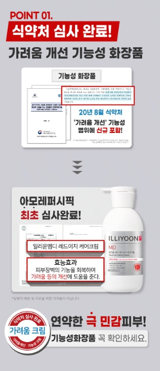 [illiyoon] Red-Itch Care Cream Lightweight Moisturizing Body Cream 330ml