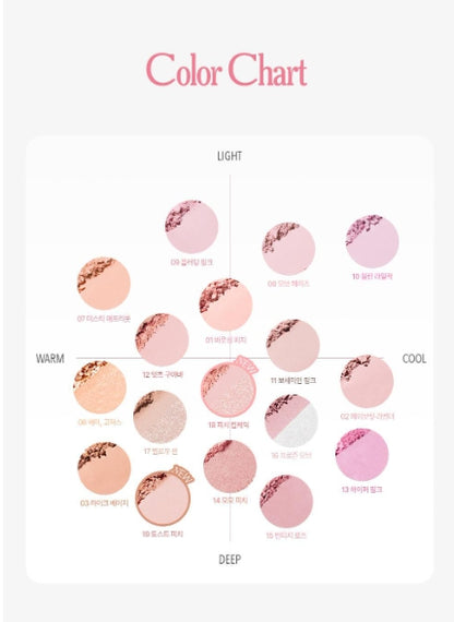 [vdl] Cheek Stain Blusher Duo Soft Radiant Finish 6g x 2 Colors