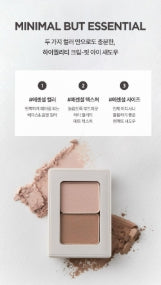 [vdl] Eye Stain Essential Shadow Duo Soft Matte Finish 2 Colors