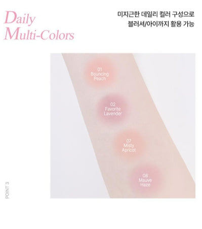 [vdl] Cheek Stain Blusher Soft Blurring Matte Finish Mini 4 Colors