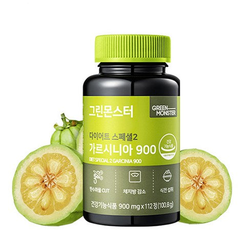 Green Monster Garcinia 900 Supplement | 112 Tablets (8-Week Supply)