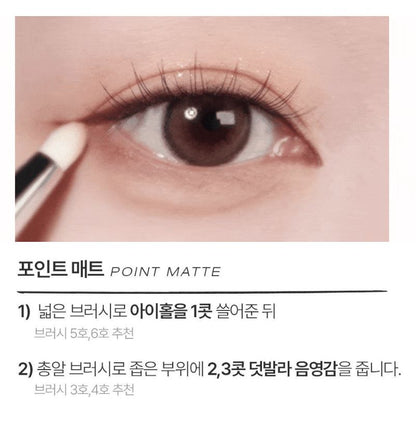 [TOOQ] One by Genuine Magnetic Eyeshadow Palette & Single Shadow Soft Matte Finish | 9 Colors