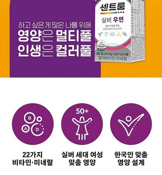 [Centrum] Daily Multivitamin Supplement for Women – Gentle Wellness Support – 50 Tablets