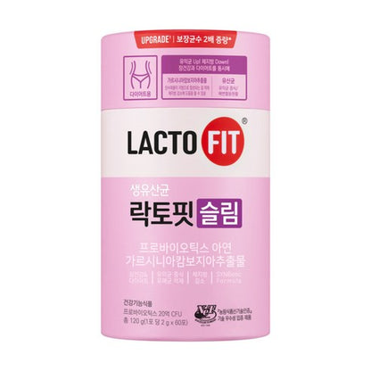 Lacto-Fit Slim Probiotics Stick Powder with Garcinia, 60 Sticks (2 g), Made in Korea