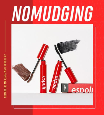 [espoir] Nomudging Waterproof Vegan Mascara XP | Curl-Defining, Smudge-Free Finish | 9g