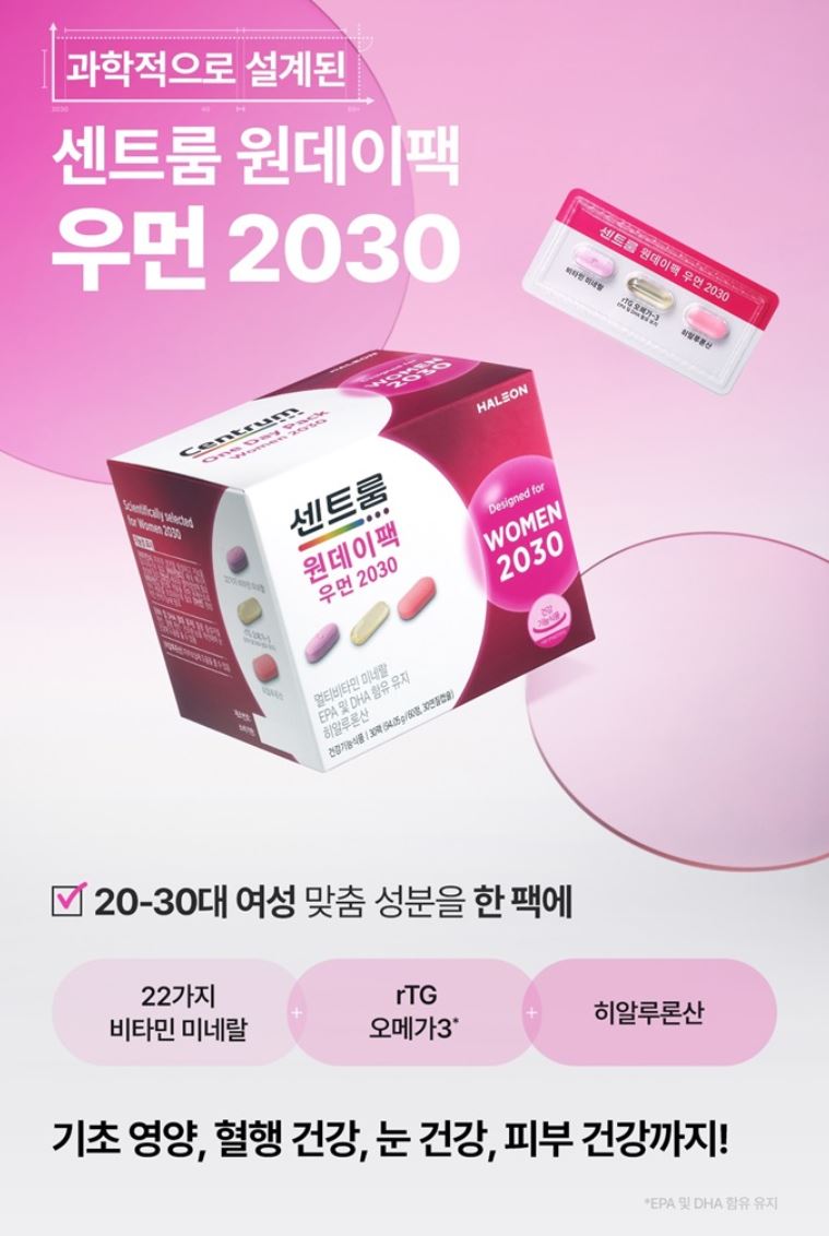 [Centrum] Women's Daily Capsule Pack with Smooth Soft-Gel Texture – 14 Packs + Tin Case