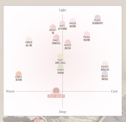 [2aN] Pure Glashy Highlighter Sheer Rose Radiant Glow 1 Shade (14 Colors)