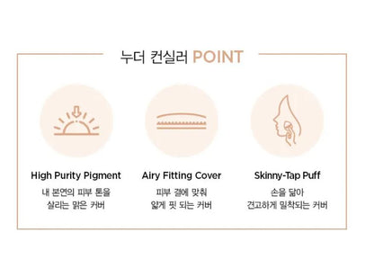 [JUNG SAEMMOOL] Skin Nuder Concealer Natural Nude Coverage Lightweight Finish 6 g