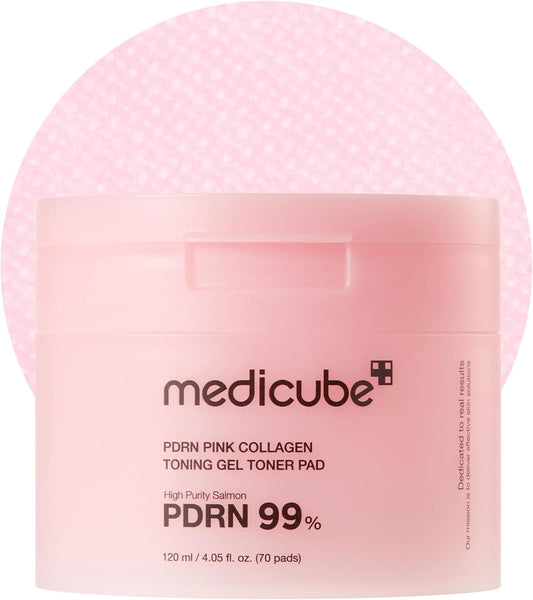 [Medicube] PDRN Pink Collagen Gel Toner Pads 70 Sheets | Olive young