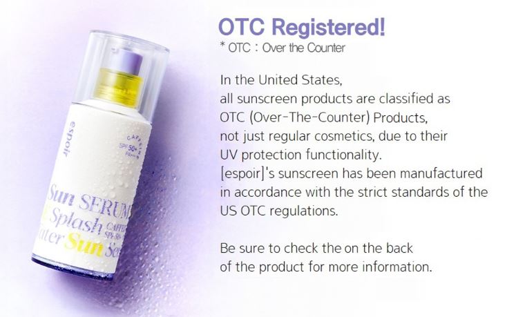 [espoir] Water Splash Sun Serum with Caffeine SPF50+ PA+++ | 50mL