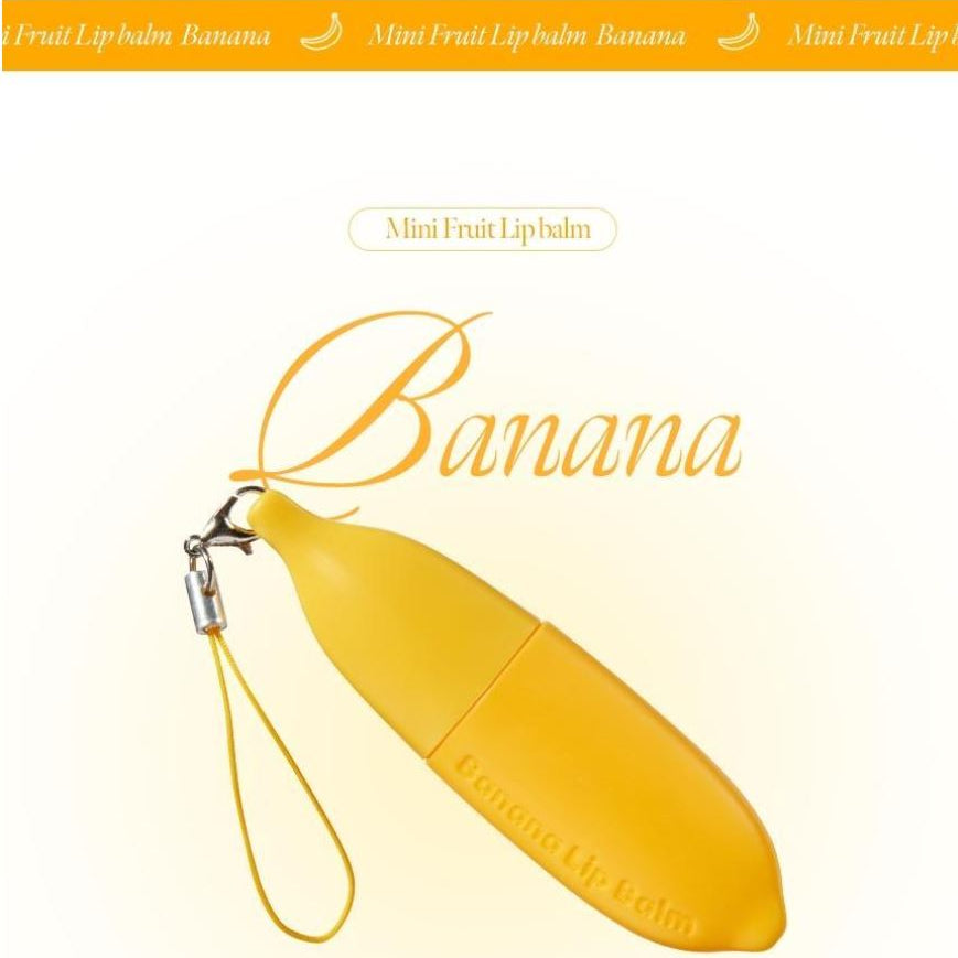 [TONYMOLY] Mini Fruit Lip Balm Natural Glow Finish 7g
