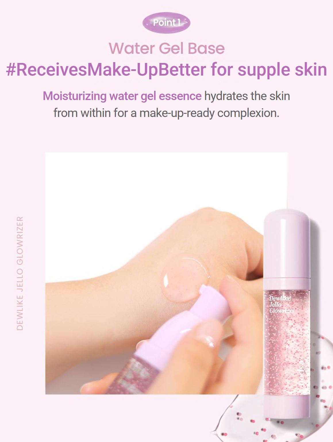 [espoir] Dewlike Jello Glowrizer 40ml | Vegan Hydrating Primer with Dewy Radiance