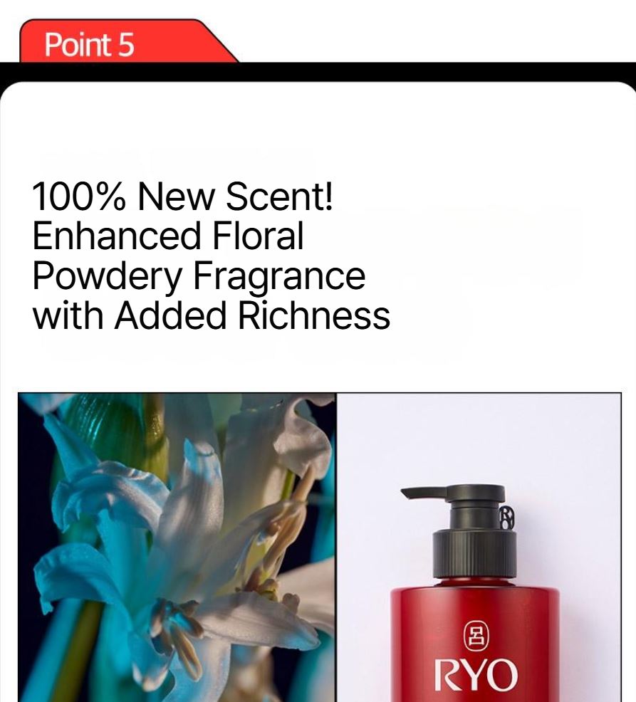 [Ryo] Hair Strengthen & Volume Conditioner Soft Volumizing Finish 480ml