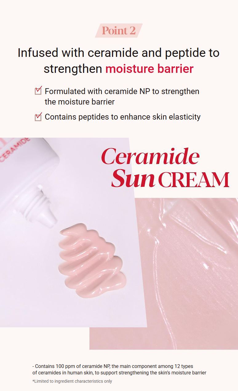 [espoir] Water Splash Sun Cream Ceramide SPF50+ PA++++ | 60mL