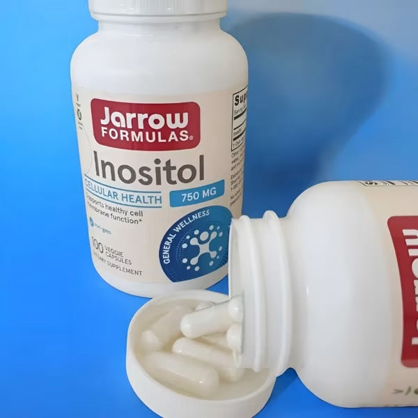 [Jarrow Formulas] Vegan Inositol 750mg | Dietary Supplement for Daily Wellness | 100 Veggie Capsules