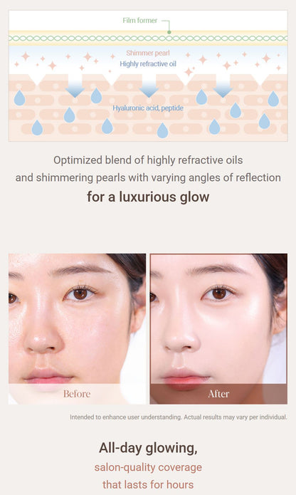 [espoir] Be Glow Stick Foundation – Vegan Radiant Finish Stick Base 11g