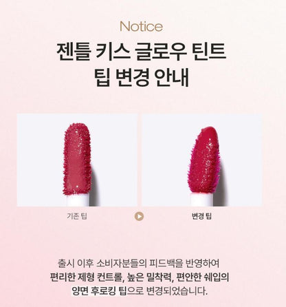 [TOOQ] Gentle Kiss Glow Tint Radiant Lip Finish 6 Colors | 4.5 g