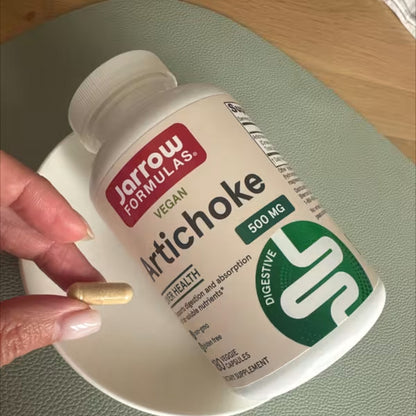 [Jarrow Formulas] Artichoke 500mg | Vegan Dietary Supplement for Daily Wellness | 180 Veggie Capsules