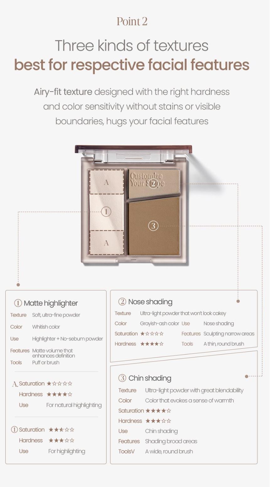 [espoir] Tone Pairing Contour Palette – Soft Matte Sculpting Duo | 9g