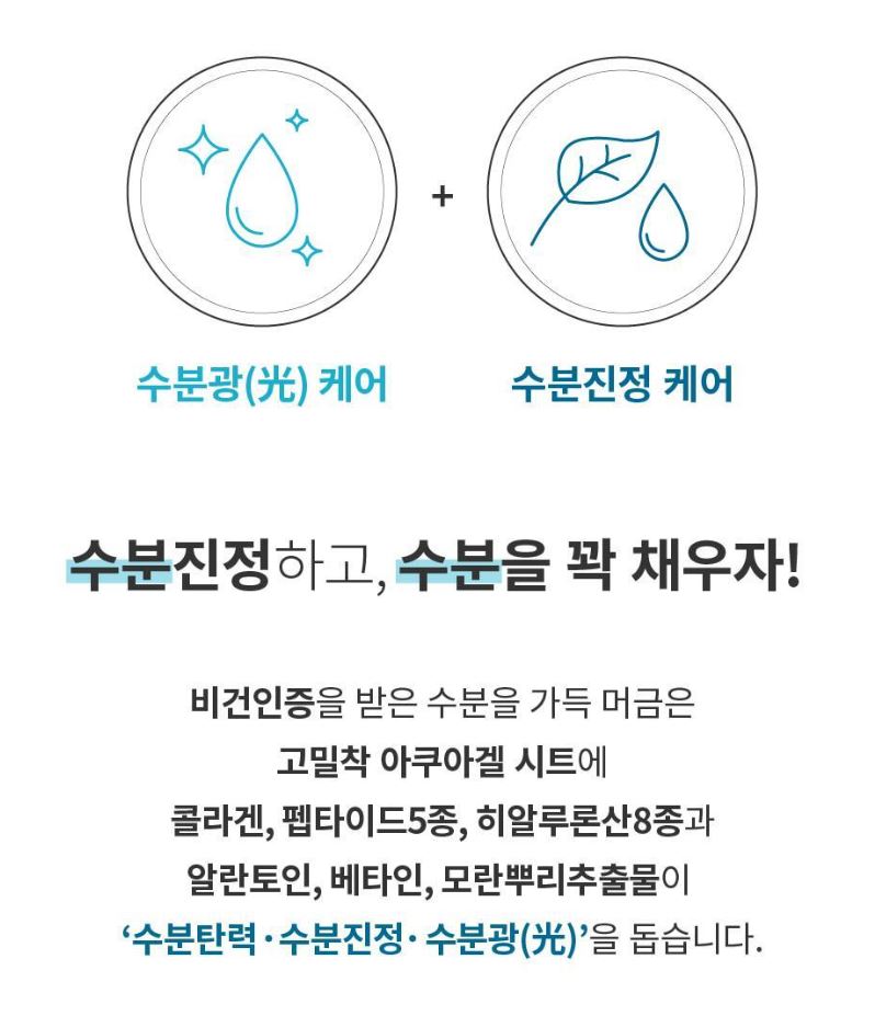 [S.NATURE] Super Aquagel Oasis Ampoule Mask Hydrating Glow Finish 10 Sheets