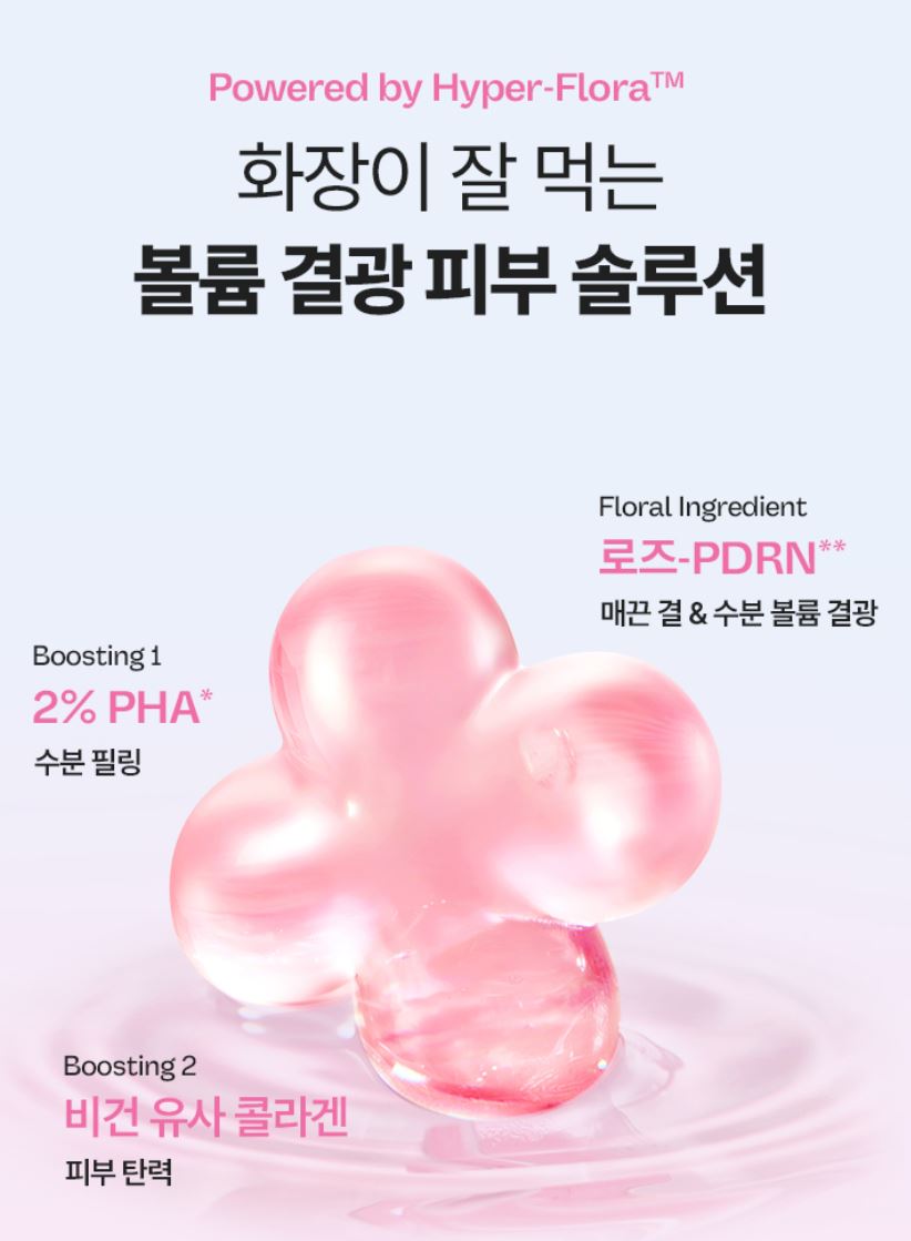 [mamonde] Rose PHA Hydrogel Mask Radiant Glow Finish 4-Count Set