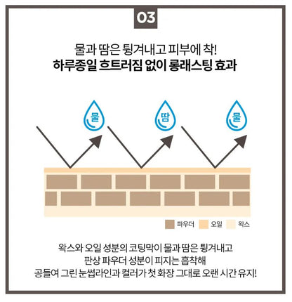 [Holika Holika] Brow Pencil with Soft Powdery Finish – Penta Perfection 1pc