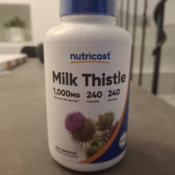 [Nutricost] Milk Thistle 1000mg Equivalent – Non-GMO & Vegan Supplement | 240 Capsules