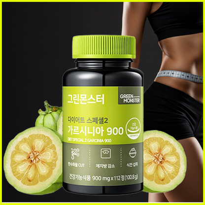 Green Monster Garcinia 900 Supplement | 112 Tablets (8-Week Supply)