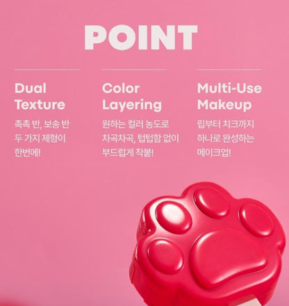 [TONYMOLY] Cheek Tone Lip & Cheek Duo Balm Soft Glow Dual Texture 18 Shades