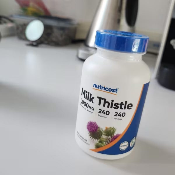 [Nutricost] Milk Thistle 1000mg Equivalent – Non-GMO & Vegan Supplement | 240 Capsules