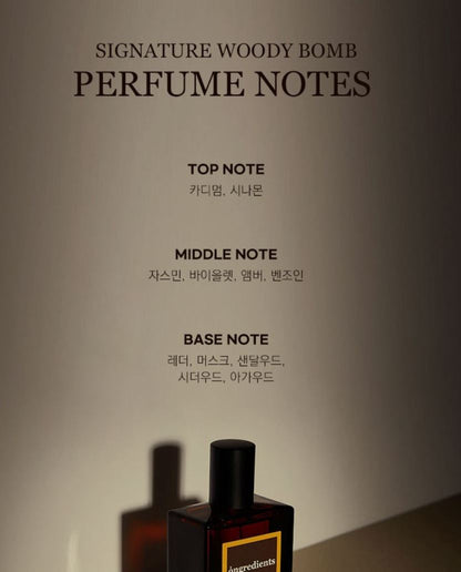 [ongredients] Signature Woody Balm Perfume Warm Musky Finish 50ml